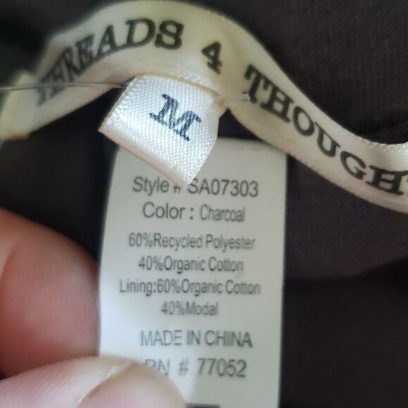 Threads 4 Thought Grey Pencil Knit Layered Skirt Size M | NWT Sustainable - Picture 6 of 8